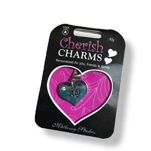 Cherish Charms ALY Name Bracelet Charm NEW NWT‎ Silvertone